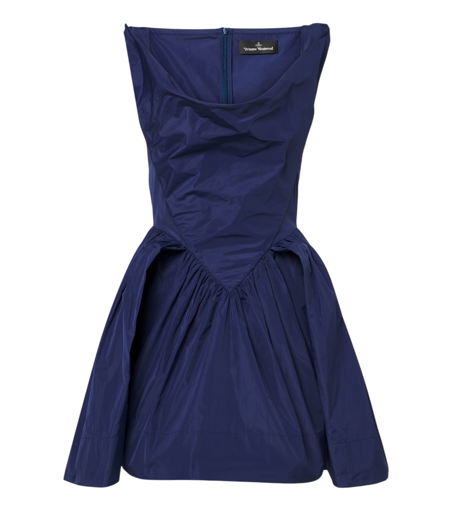 Minirobe drapée en taffetas Sunday Vivienne Westwood