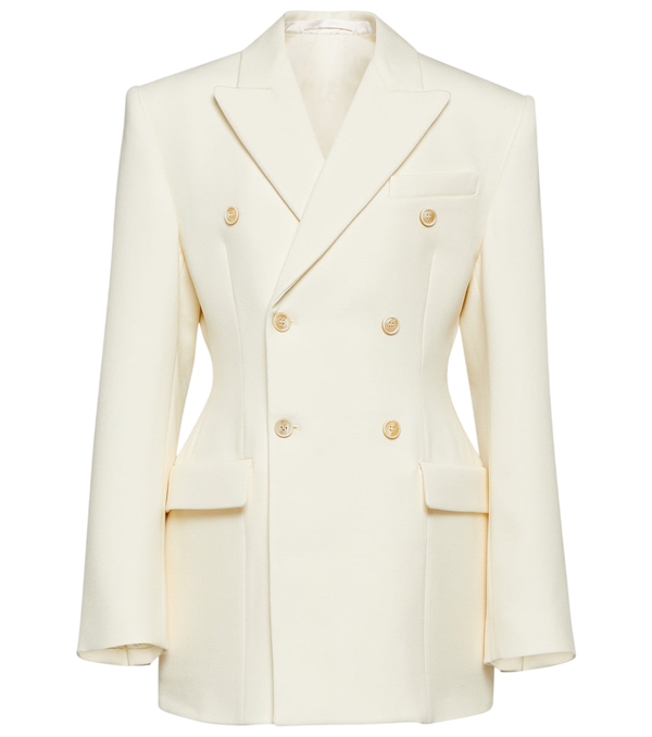Wardrobe.NYC Contour double-breasted wool blazer