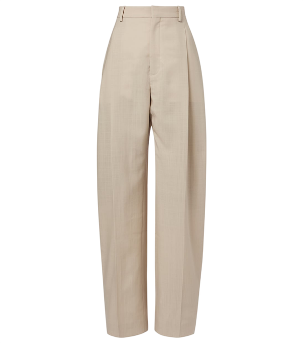 Wardrobe.NYC Mid-rise wool straight pants