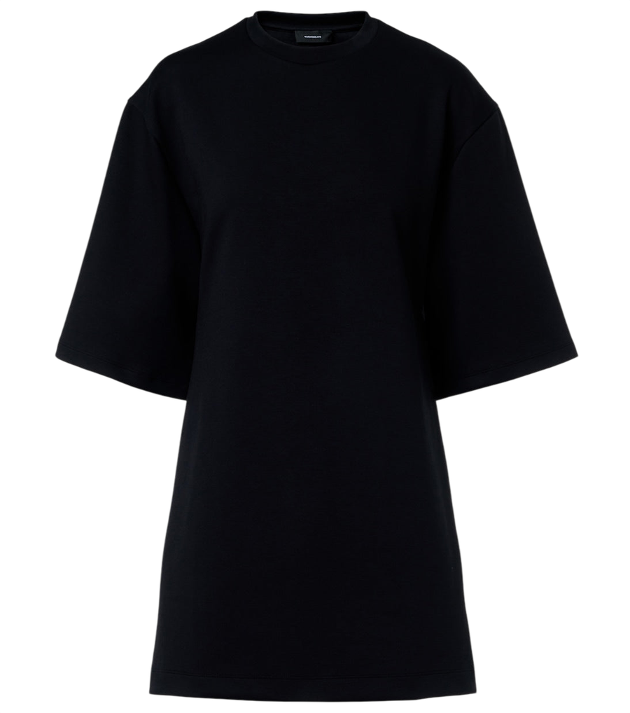 Wardrobe.NYC Open-back cotton-blend jersey minidress