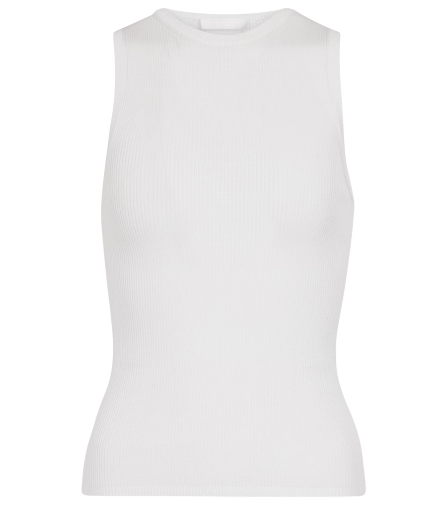 Wardrobe.NYC Ribbed-knit cotton tank top