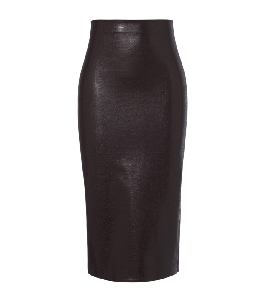 Falda de tubo con efecto cocodrilo de Wolford
