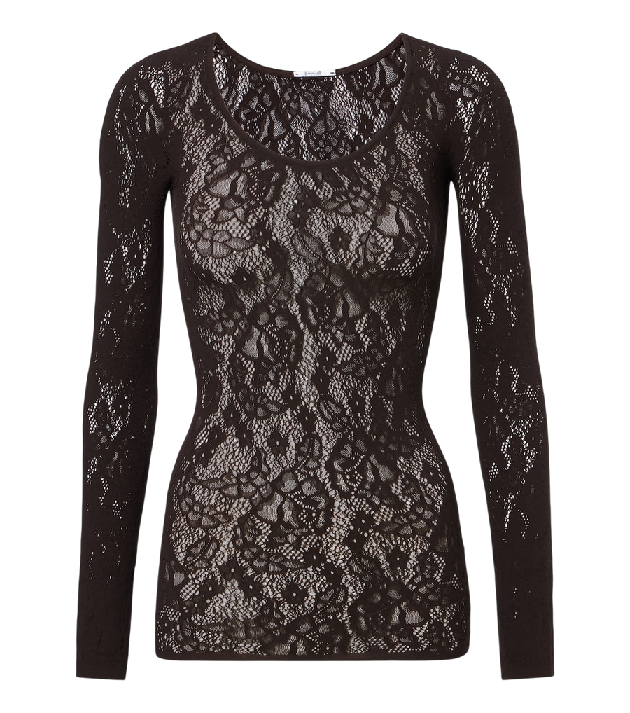 Haut en dentelle florale Wolford Infinite
