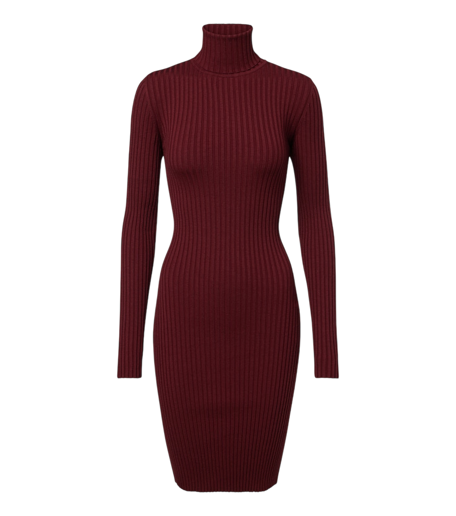 Wolford Ribbed-knit wool and cotton-blend minidress