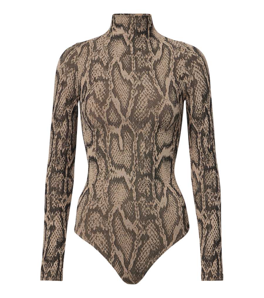 Body en jacquard à motif serpent Wolford