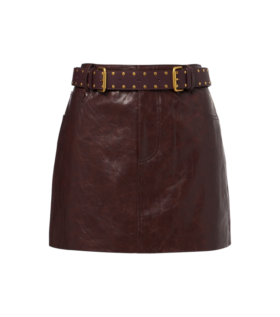 Xu Zhi Belted miniskirt