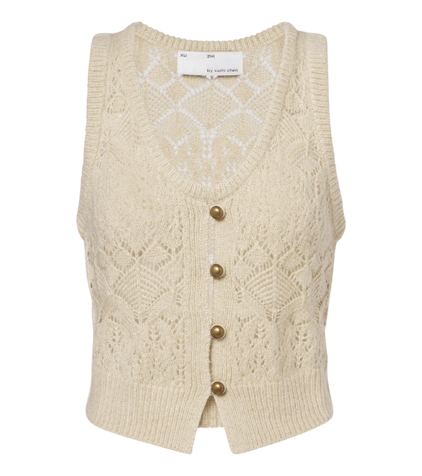 Xu Zhi Open-knit sweater vest