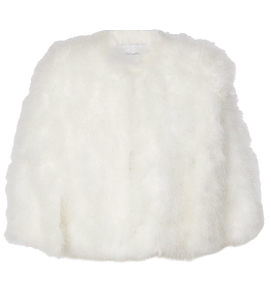 Yves Salomon Feather jacket