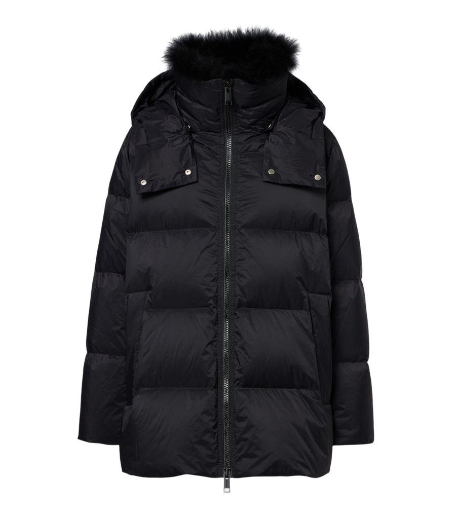 Yves Salomon Hooded padded down jacket