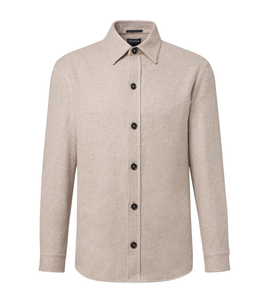 Zegna Cashmere and silk overshirt