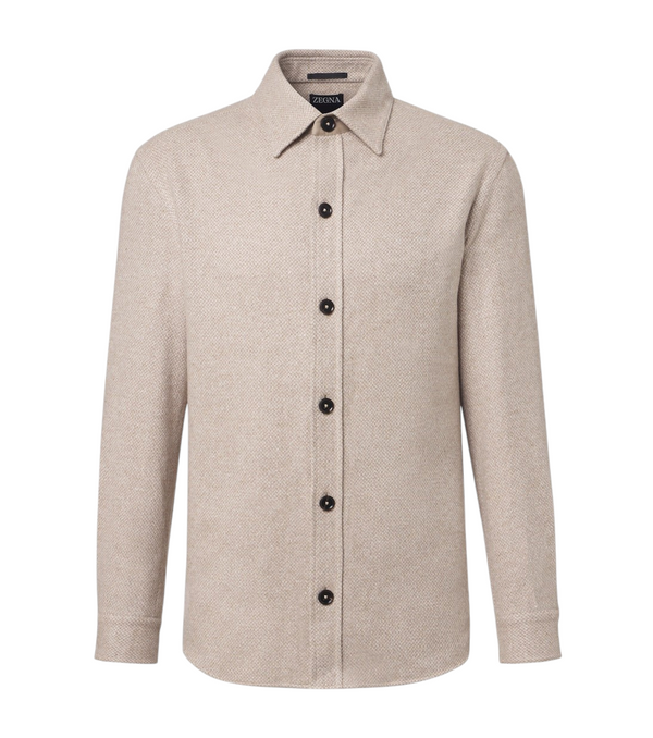 Zegna Cashmere and silk overshirt