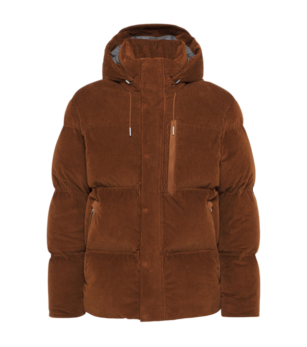 Zegna Cotton and cashmere corduroy down jacket