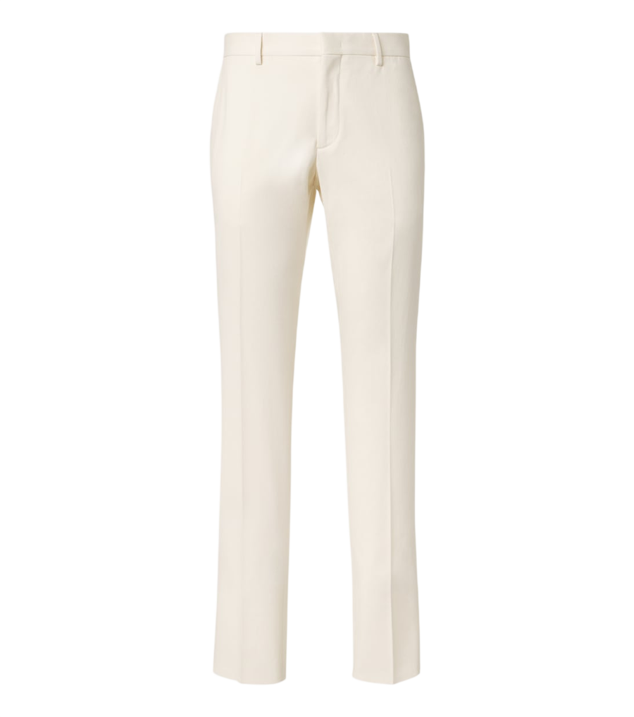 Zegna Cotton and cashmere slim pants