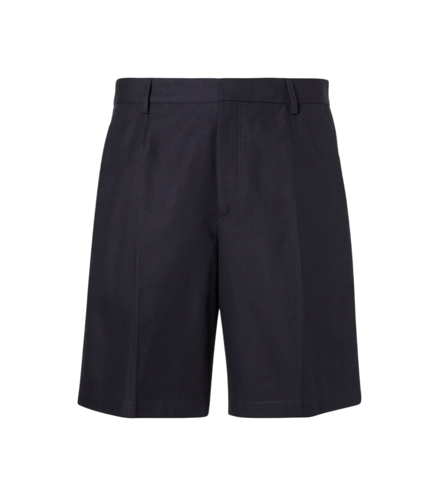 Zegna Cotton and linen Bermuda shorts