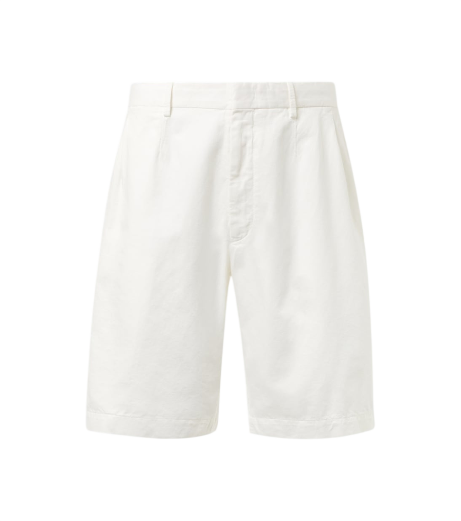 Zegna Cotton and linen Bermuda shorts