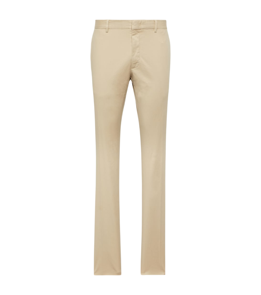 Zegna Cotton-blend chinos