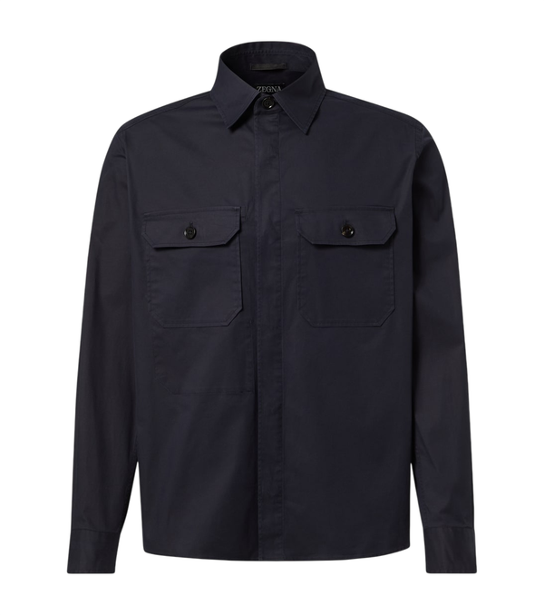 Zegna Cotton-blend shirt