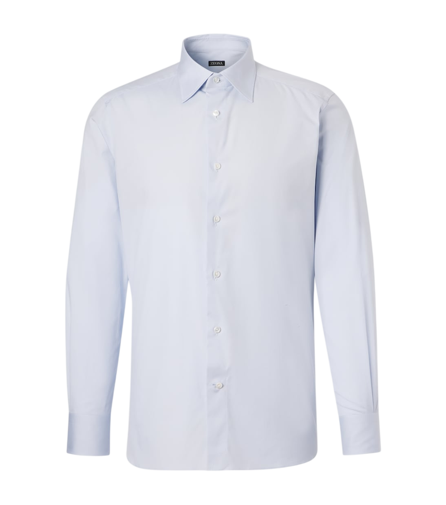 Zegna Cotton-blend shirt