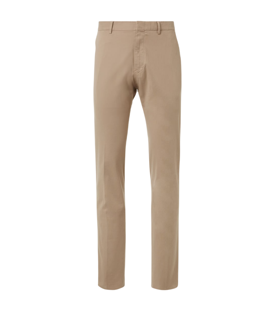 Zegna Cotton-blend slim pants