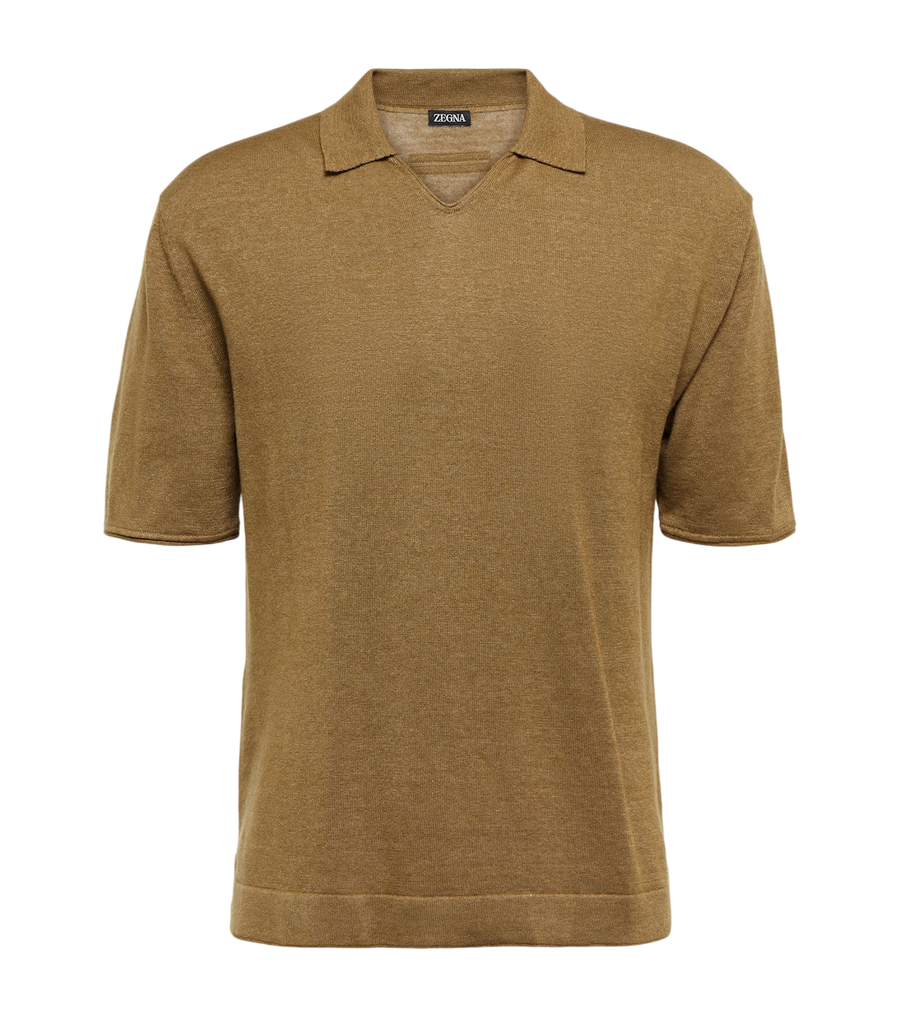 Zegna Cotton piqué polo shirt