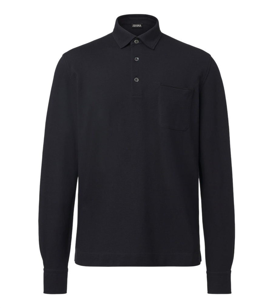 Zegna Cotton piqué polo shirt