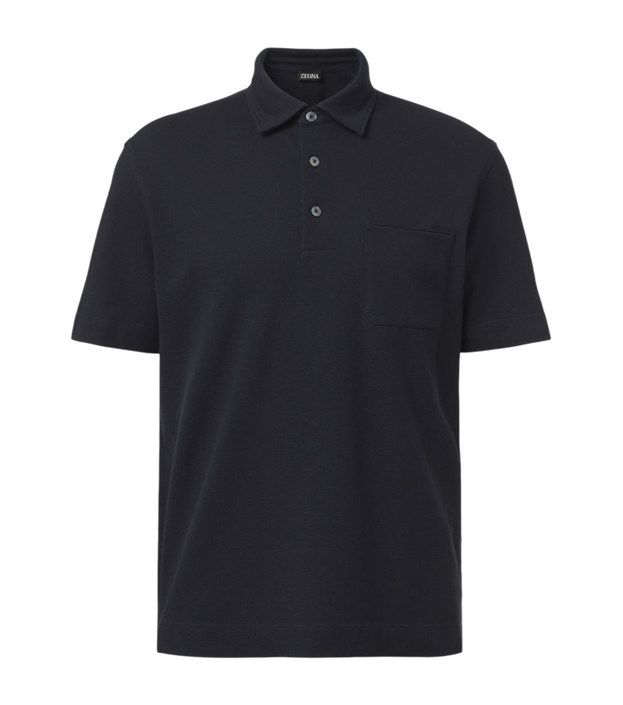 Zegna Cotton piqué polo shirt