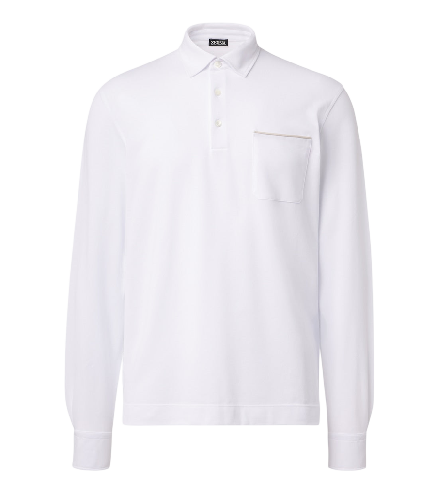 Zegna Cotton piqué polo shirt