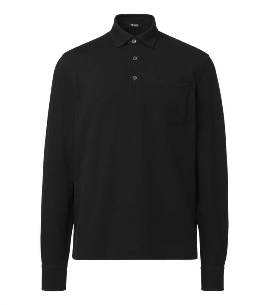 Zegna Cotton piqué polo shirt