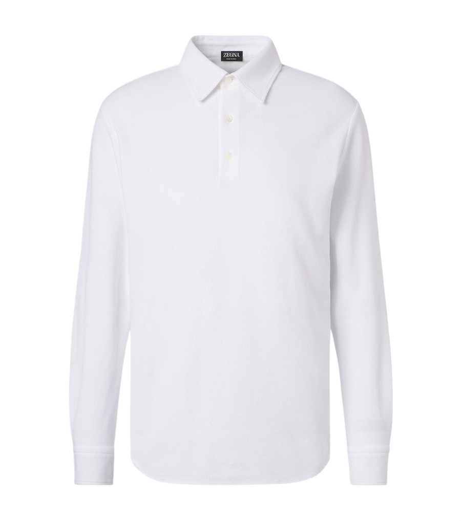 Zegna Cotton piqué polo shirt