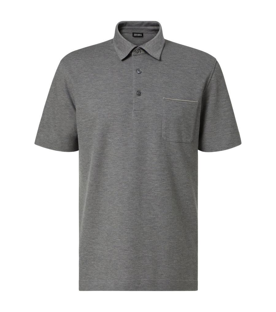 Zegna Cotton polo shirt
