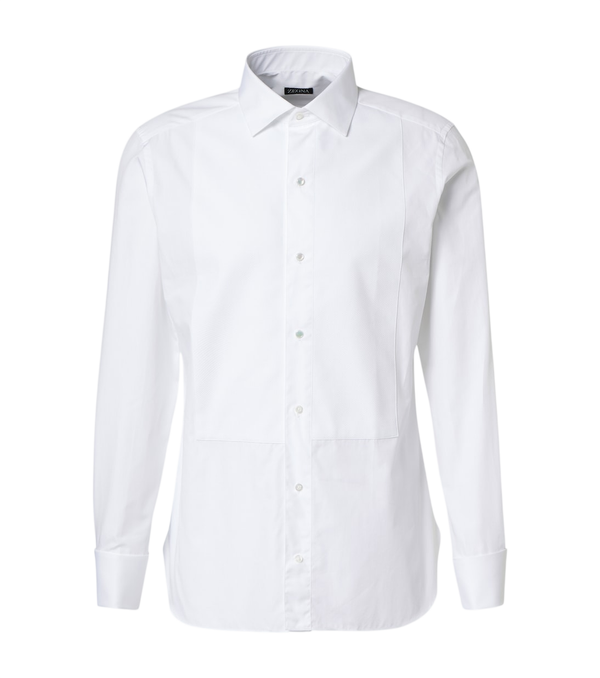 Zegna Cotton tuxedo shirt