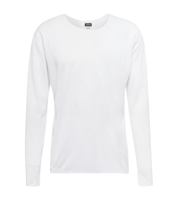 Zegna Crewneck cotton top