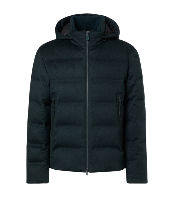 Zegna Elements technical cashmere down jacket
