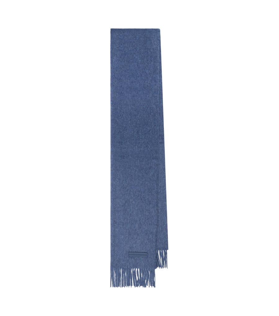 Zegna Fringed cashmere scarf
