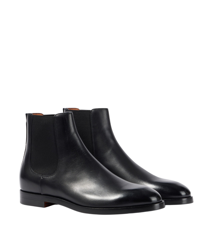 Zegna Leather Chelsea boots