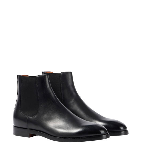 Zegna Leather Chelsea boots