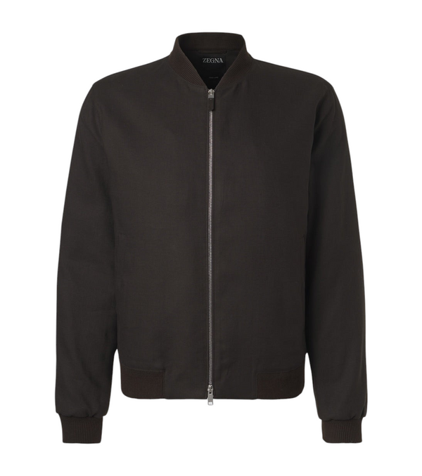 Zegna Linen bomber jacket