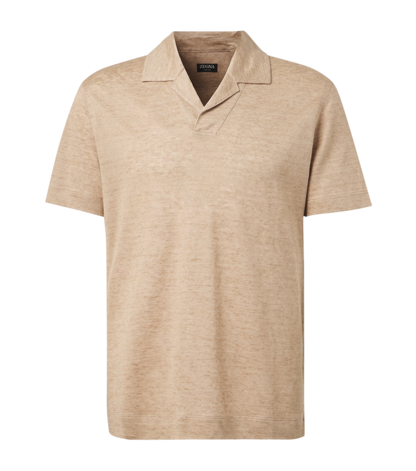 Zegna Linen polo shirt