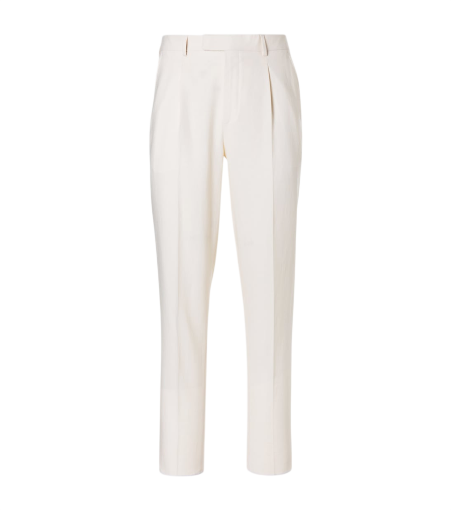 Zegna Linen straight pants