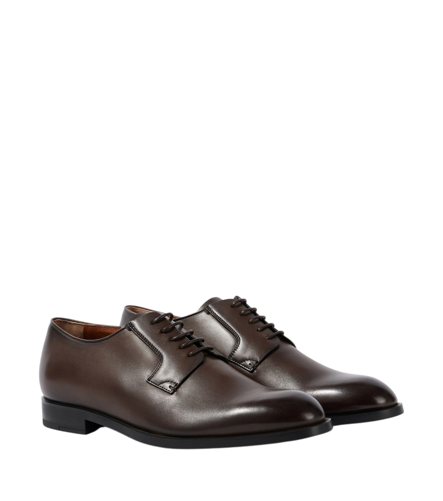 Zegna New Classic leather Derby shoes