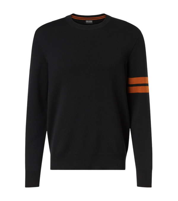 Zegna Striped wool sweater