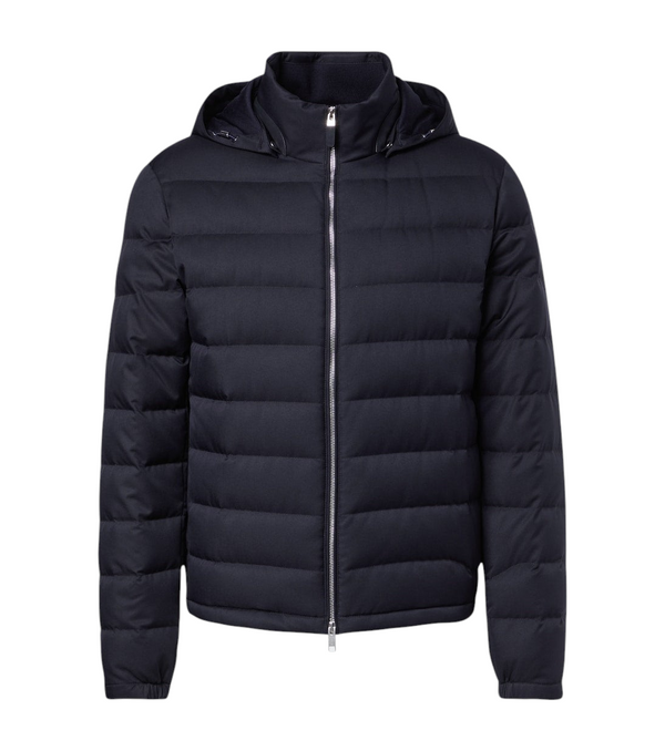 Zegna Technical twill down jacket