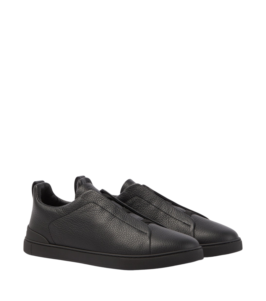 Zegna Triple Stitch leather sneakers