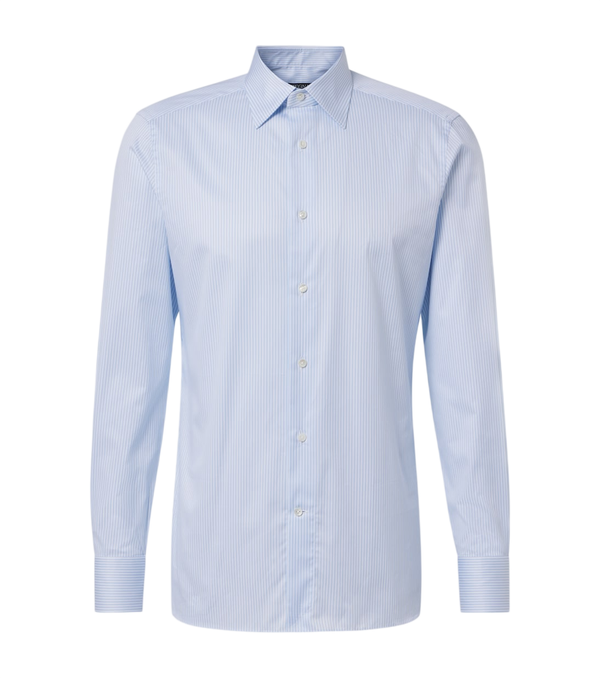 Zegna Trofeo striped cotton shirt