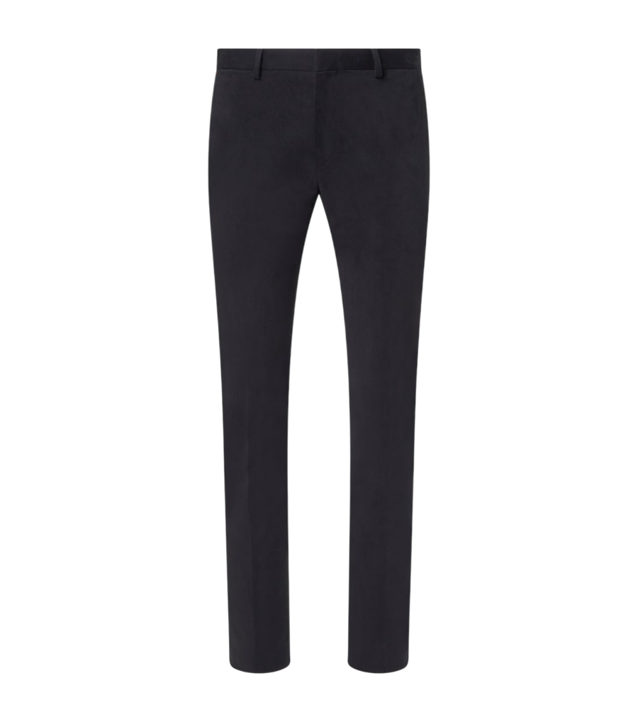 Zegna Winter mid-rise cotton chinos