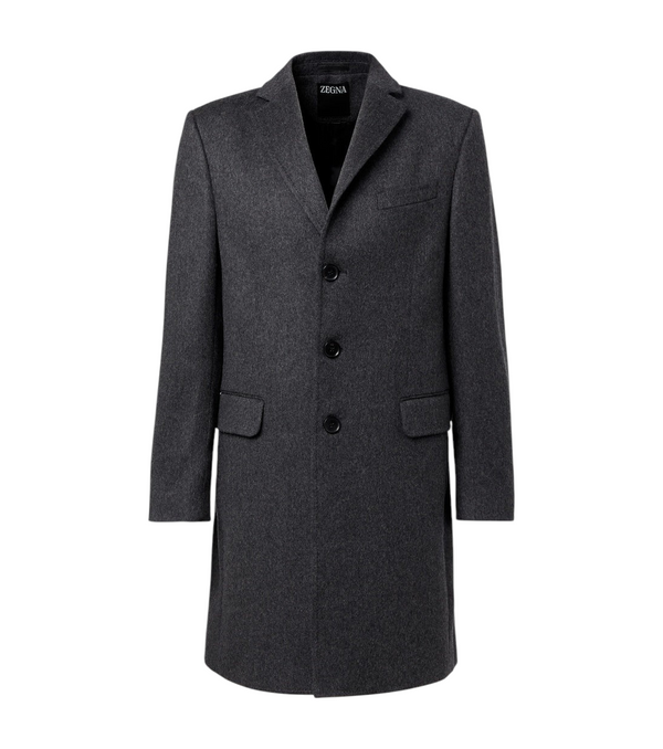 Zegna Wool and cashmere-blend coat