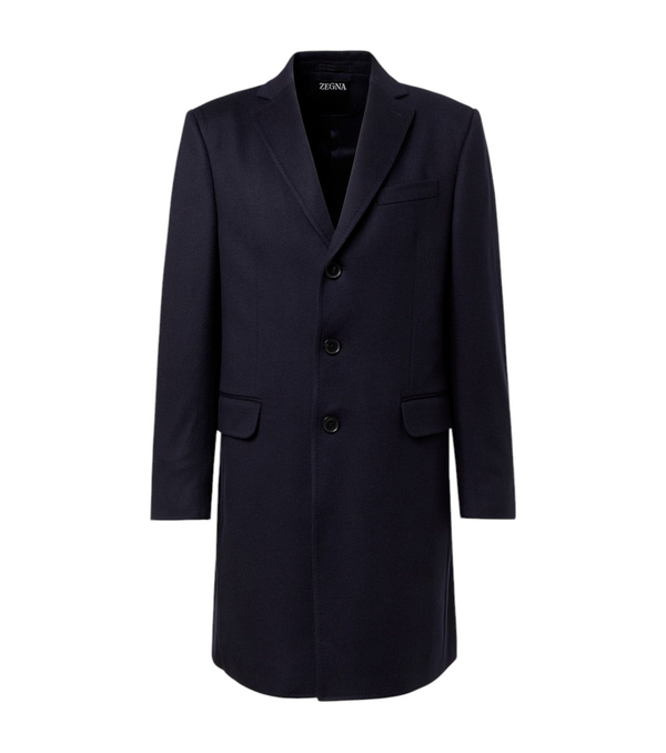 Zegna Wool and cashmere-blend coat
