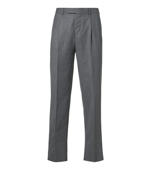 Zegna Wool flannel straight pants