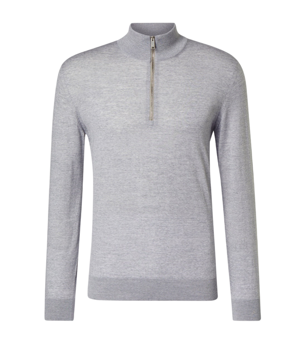 Zegna Wool half-zip sweater