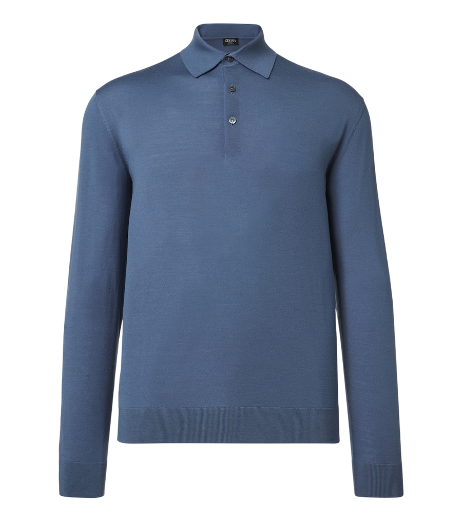 Zegna Wool polo sweater